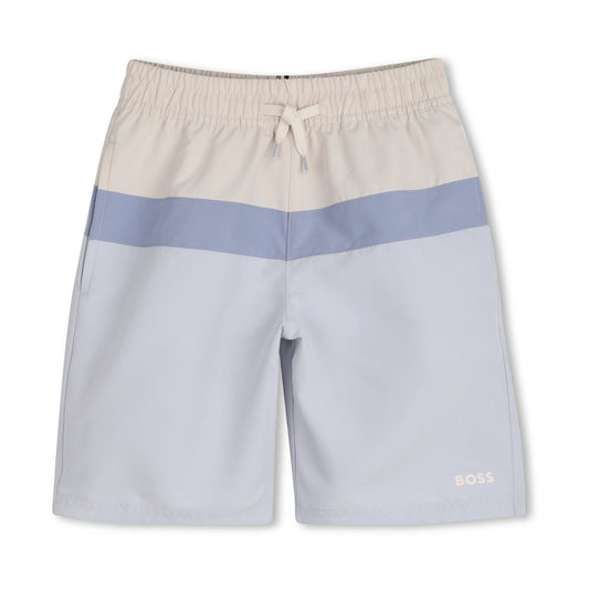 男童浅蓝色泳裤