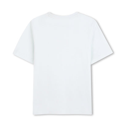 男童浅绿色Logo棉套装