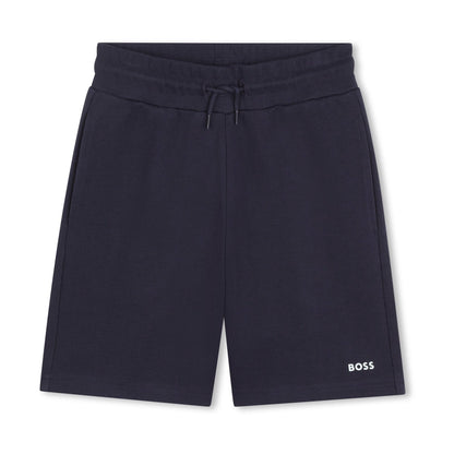 男童浅绿色Logo棉套装