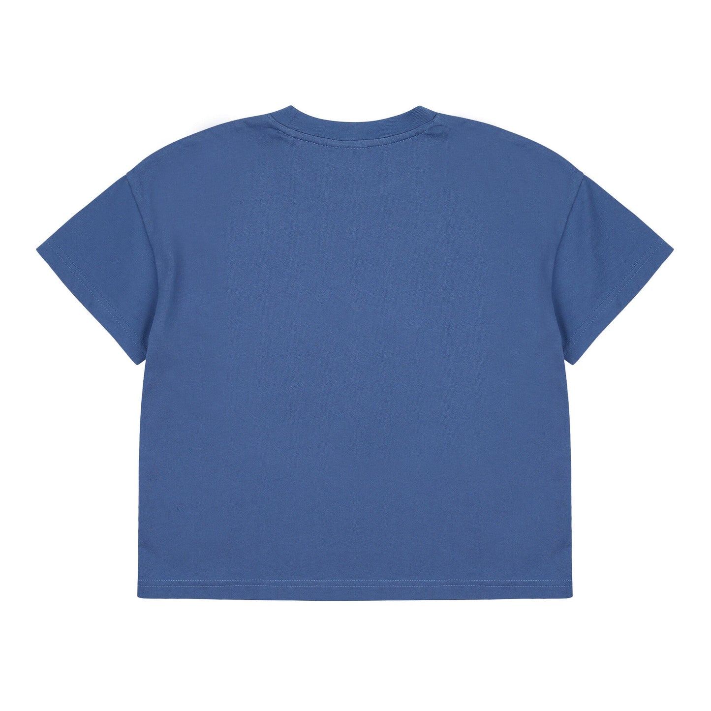 儿童蓝色棉T恤