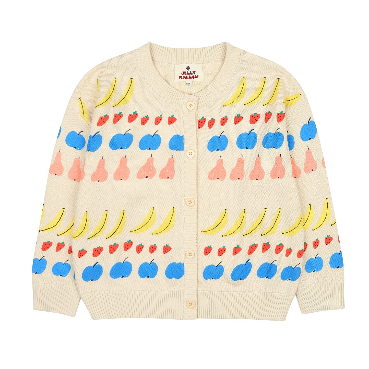 儿童白色棉开衫