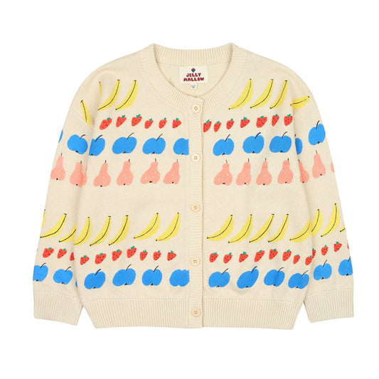 儿童白色棉开衫