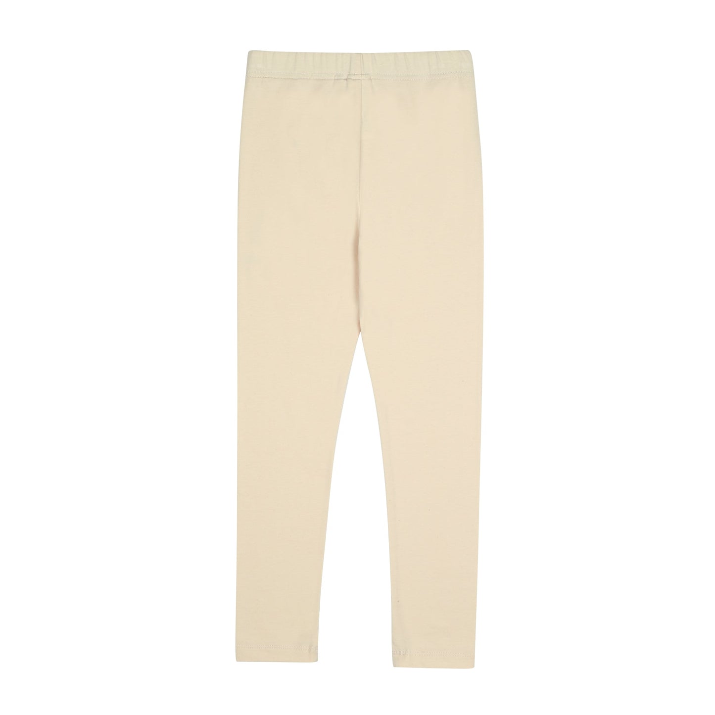 女童象牙白棉打底裤