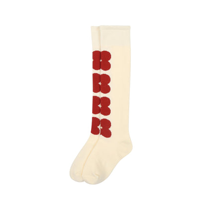 儿童粉色棉袜套装(2件)