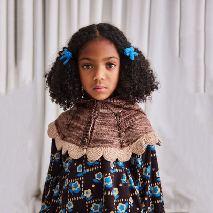 儿童蓝色蝴蝶结发夹