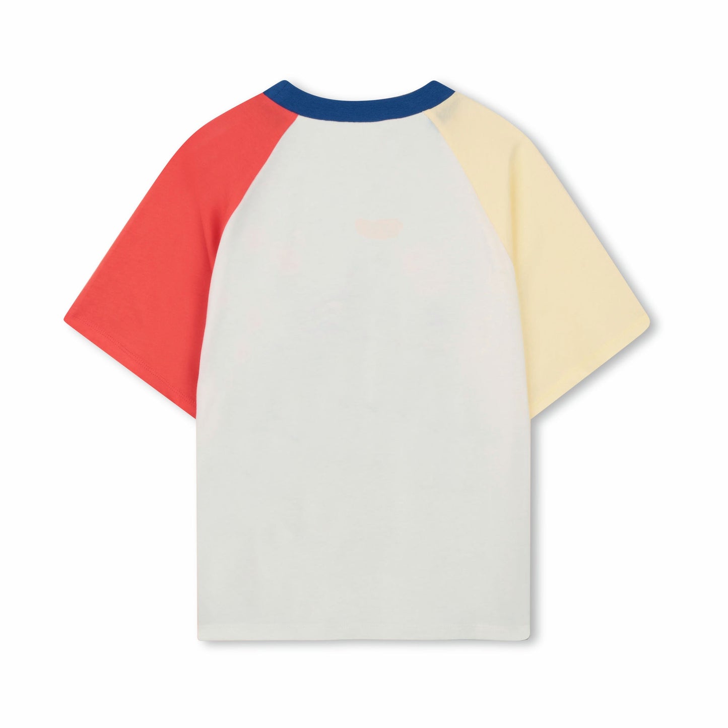 男童白色泡泡虎印花棉T恤