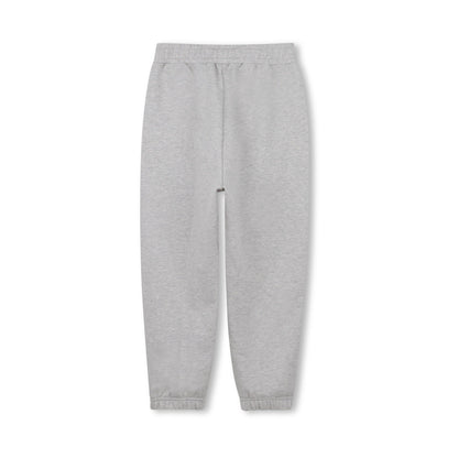 儿童灰色刺绣虎头棉长裤