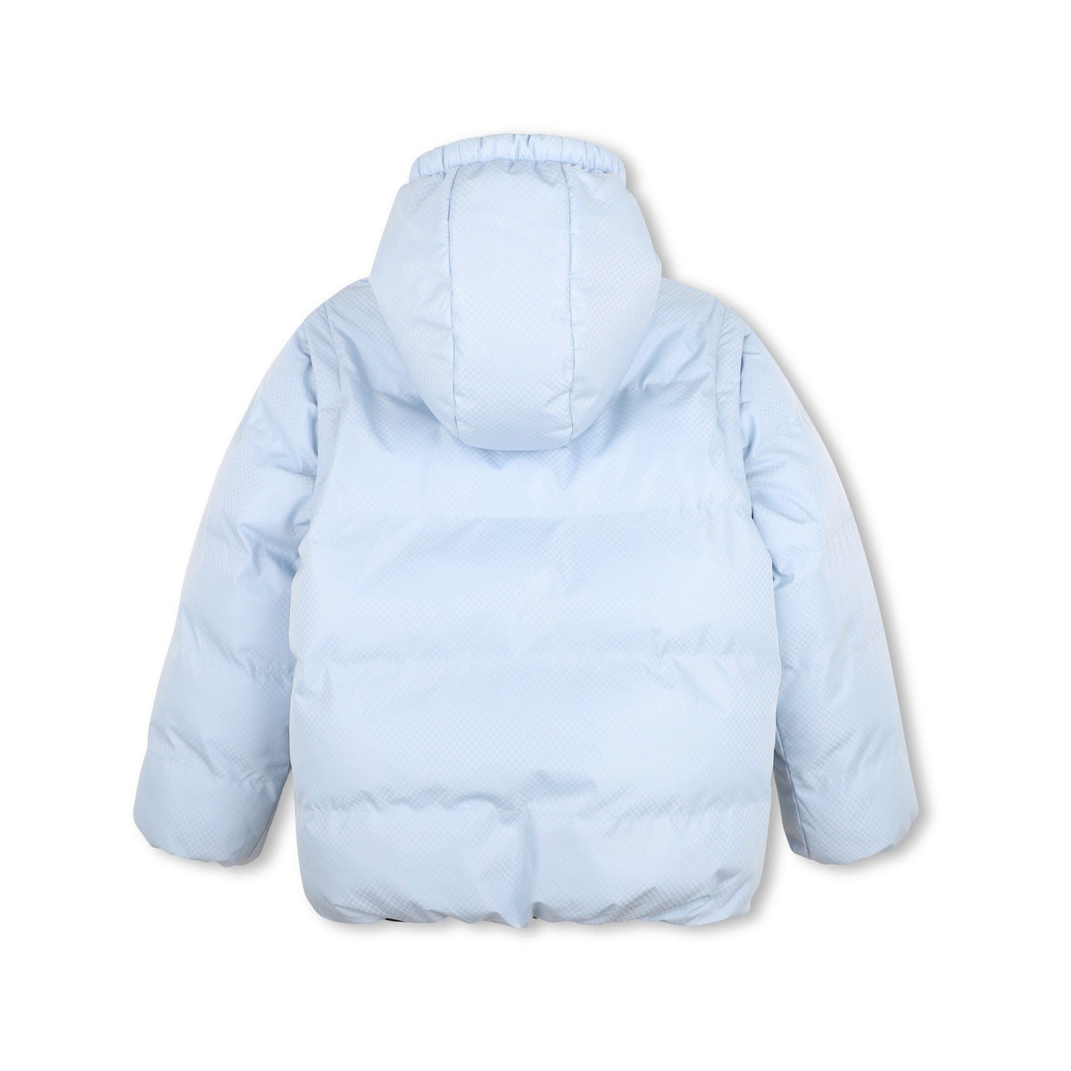 男童浅蓝色双面二合一棉服