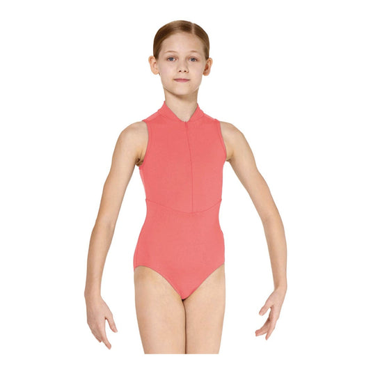 女童珊瑚色"Chane"芭蕾舞连体衣(LUB814/CORAL)