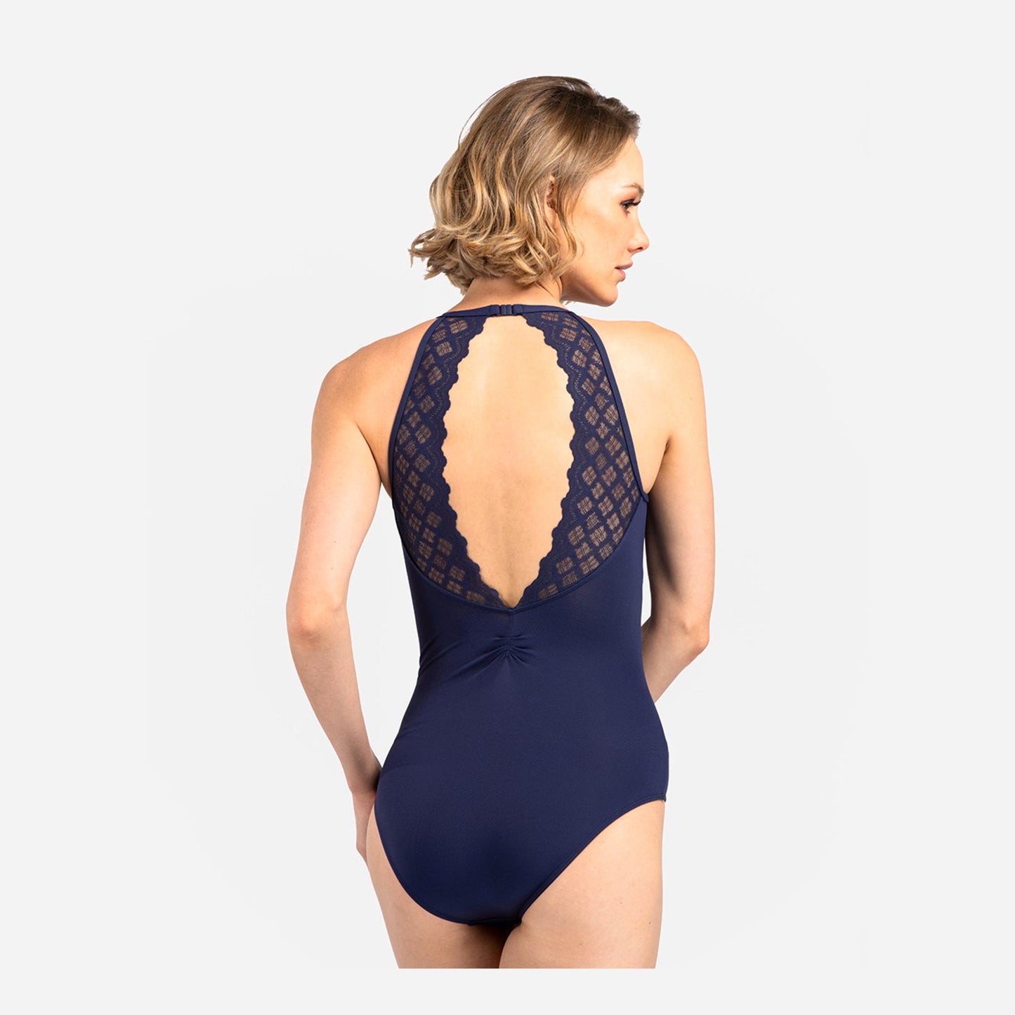 女士藏青色"Elyn"芭蕾舞连体衣(LUF697/NAVY)