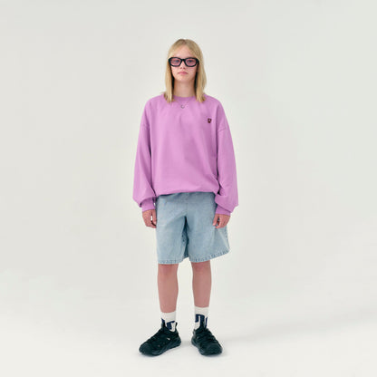 儿童蓝色牛仔短裤