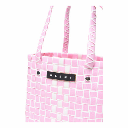 女童粉色Logo手提包