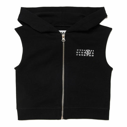 女童黑色棉马甲