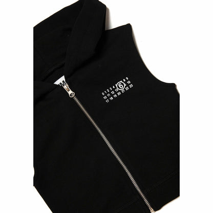 女童黑色棉马甲