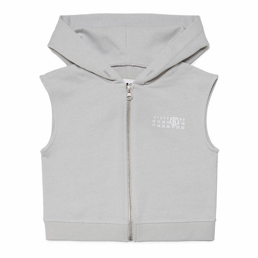 女童灰色棉马甲