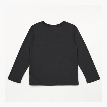 男童黑色Logo棉T恤