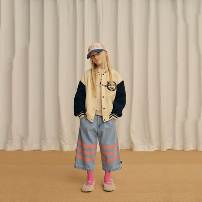 儿童白色Logo夹克