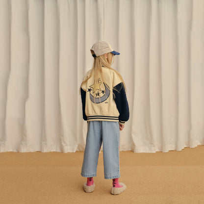 儿童白色Logo夹克