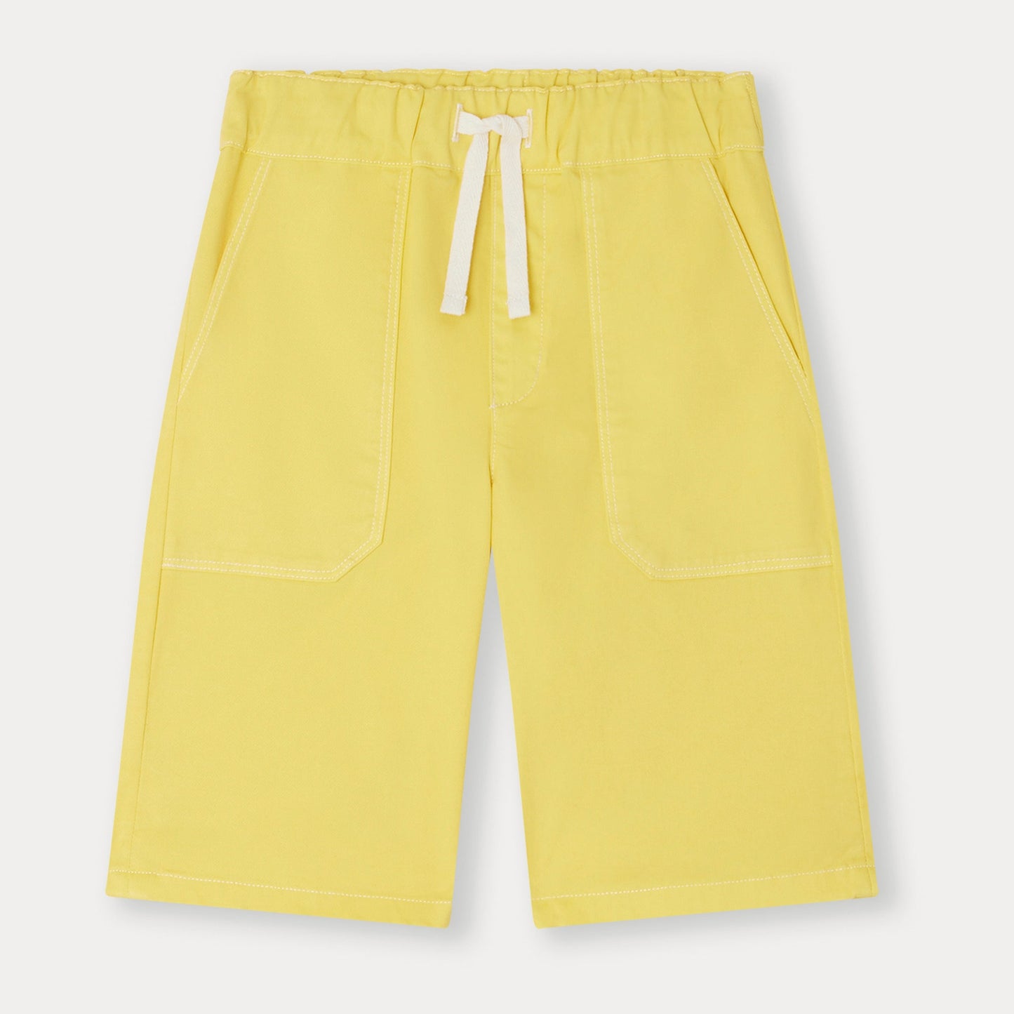 男童黄色棉短裤