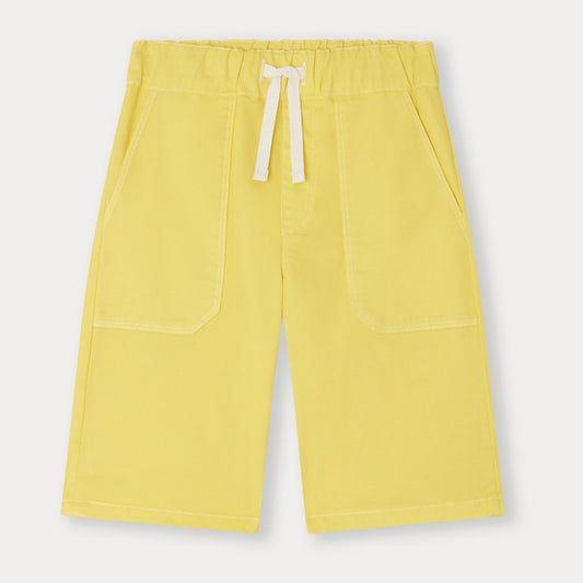 男童黄色棉短裤