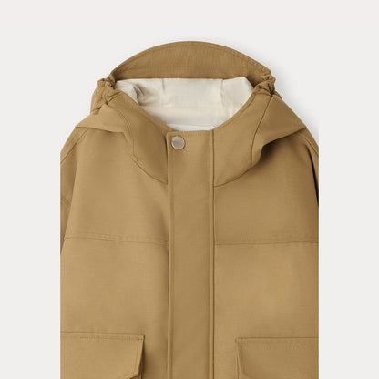 男童卡其绿夹克