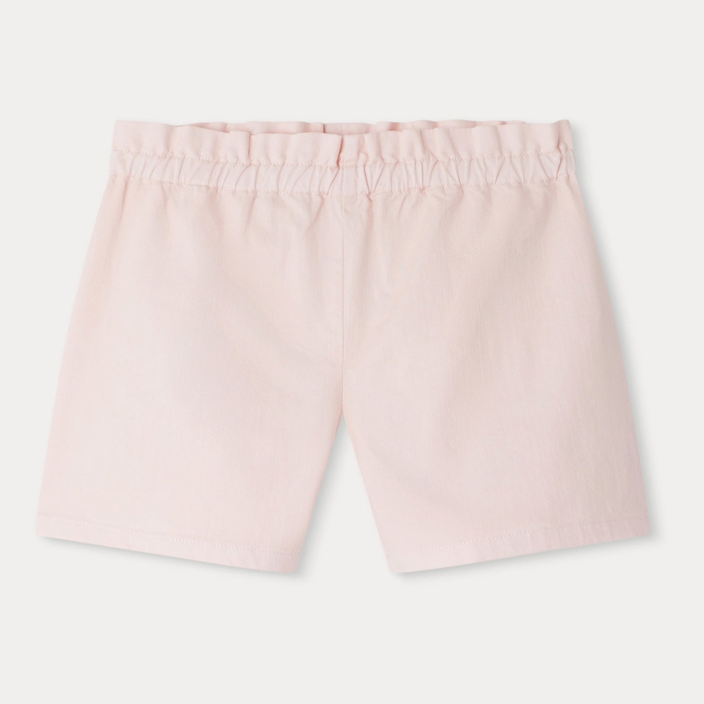 女童粉色棉短裤