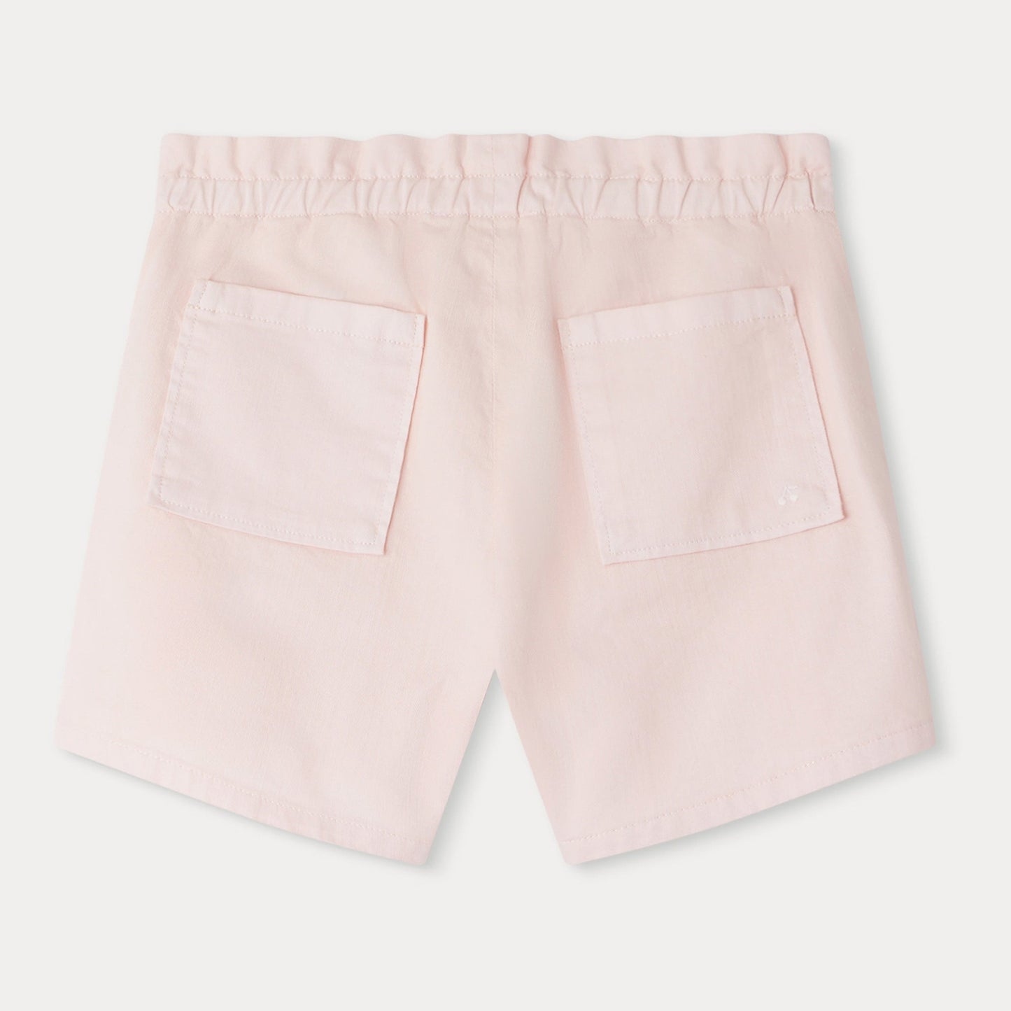 女童粉色棉短裤