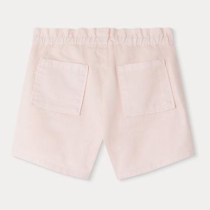 女童粉色棉短裤
