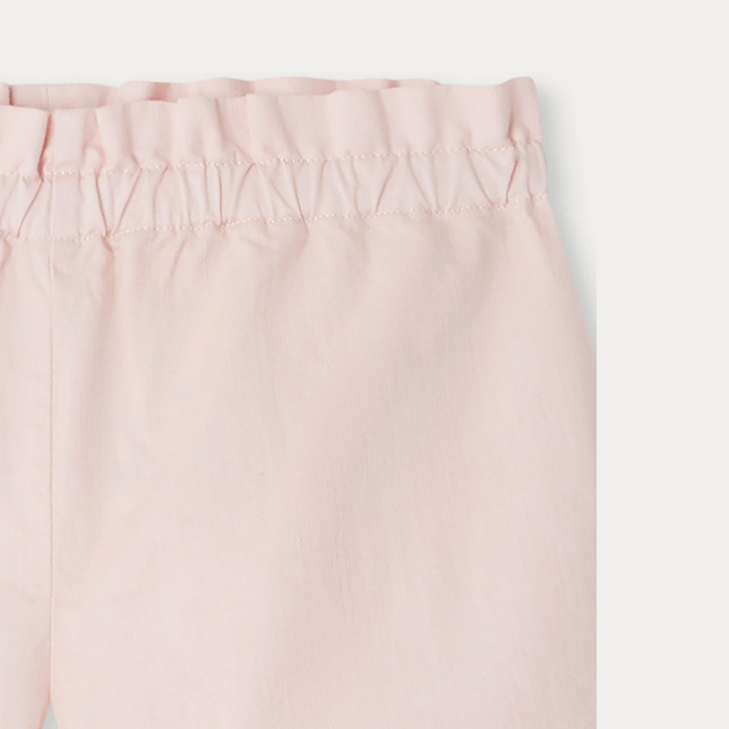 女童粉色棉短裤