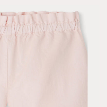 女童粉色棉短裤