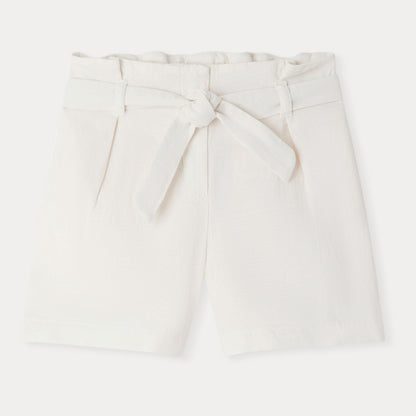 女童白色短裤