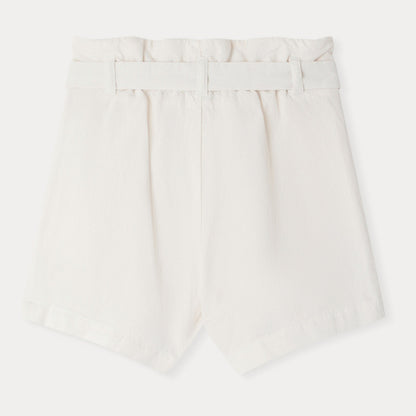 女童白色短裤