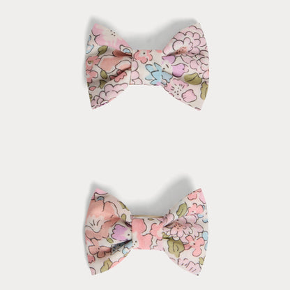 女童粉色碎花发夹