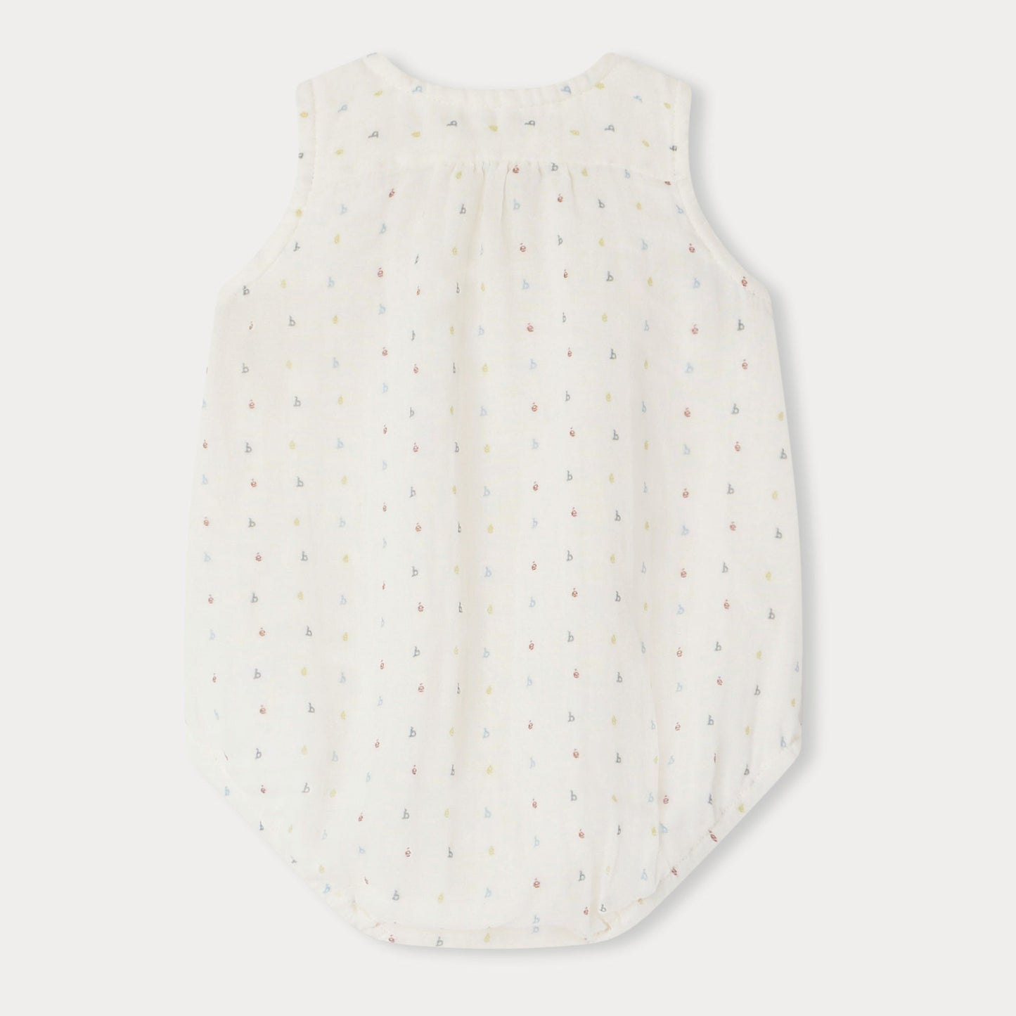 婴儿象牙白棉连体衣