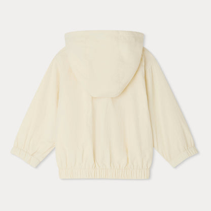 女婴浅黄色拉链上衣