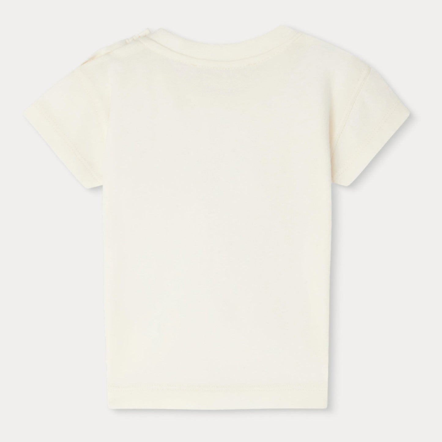 女婴白色Logo棉T恤