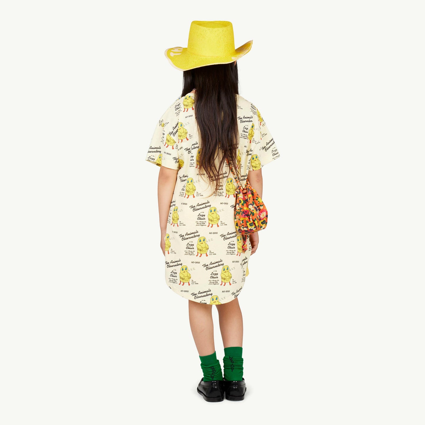 女童黄色棉短裙