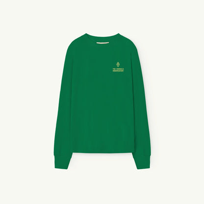 成人款绿色Logo棉T恤