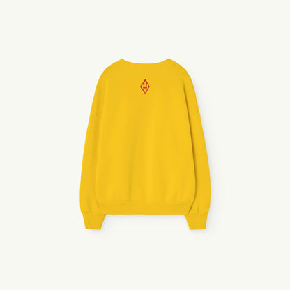 儿童黄色Logo棉卫衣