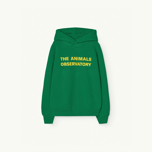 儿童绿色连帽棉卫衣