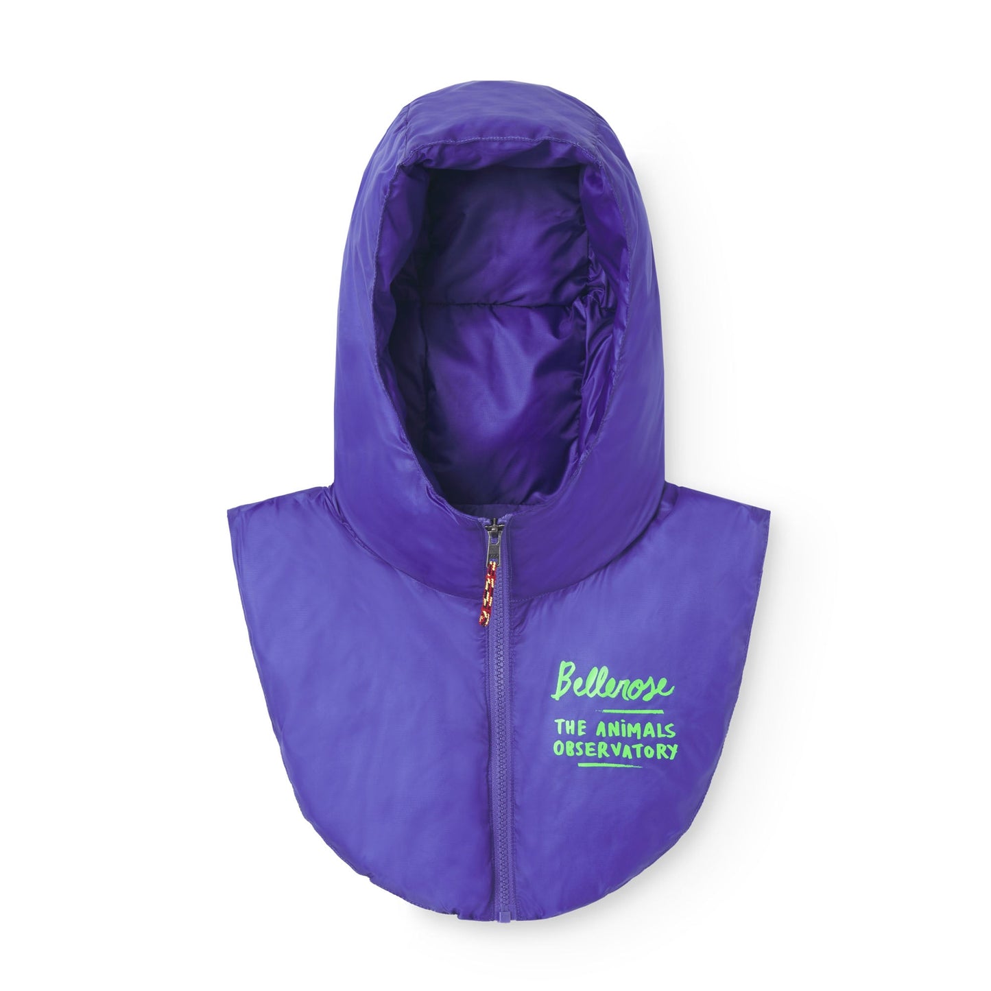 儿童紫色夹棉帽子