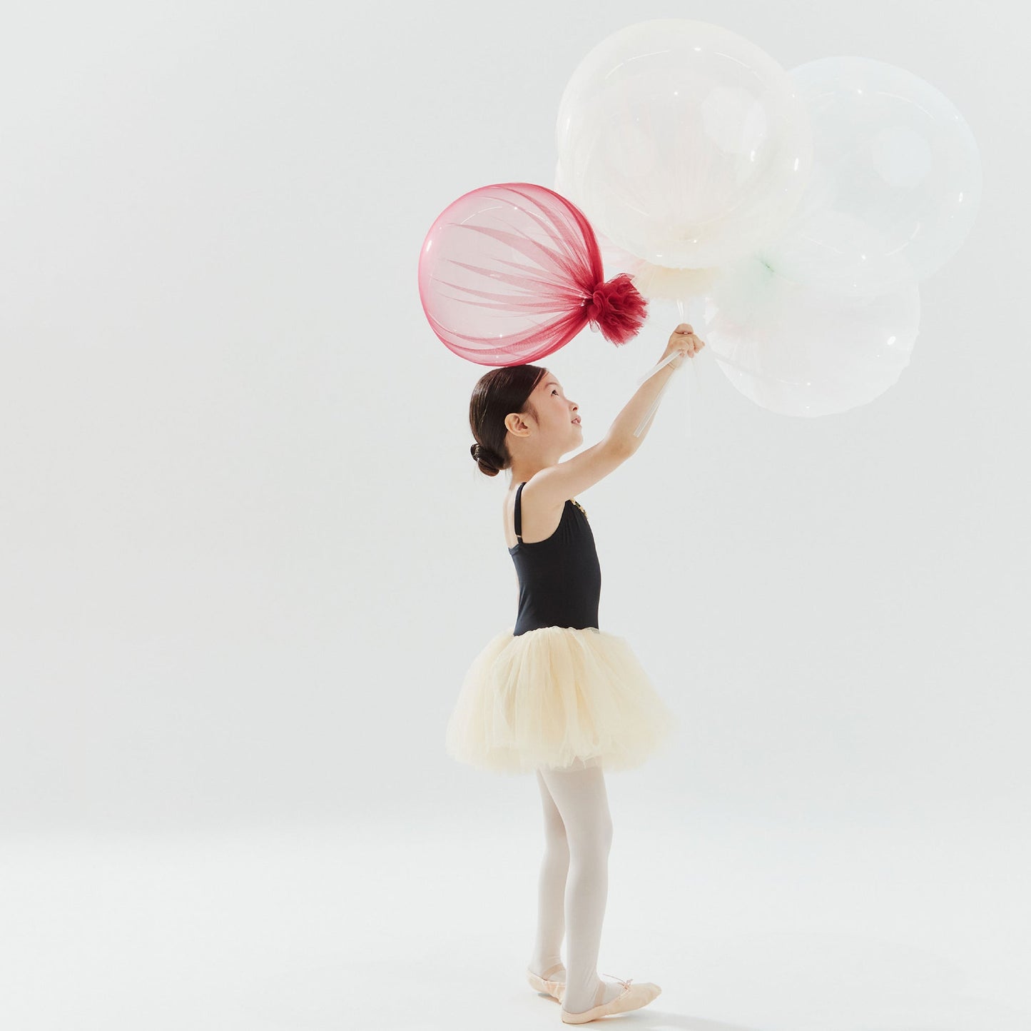 女童黄色芭蕾舞连体衣