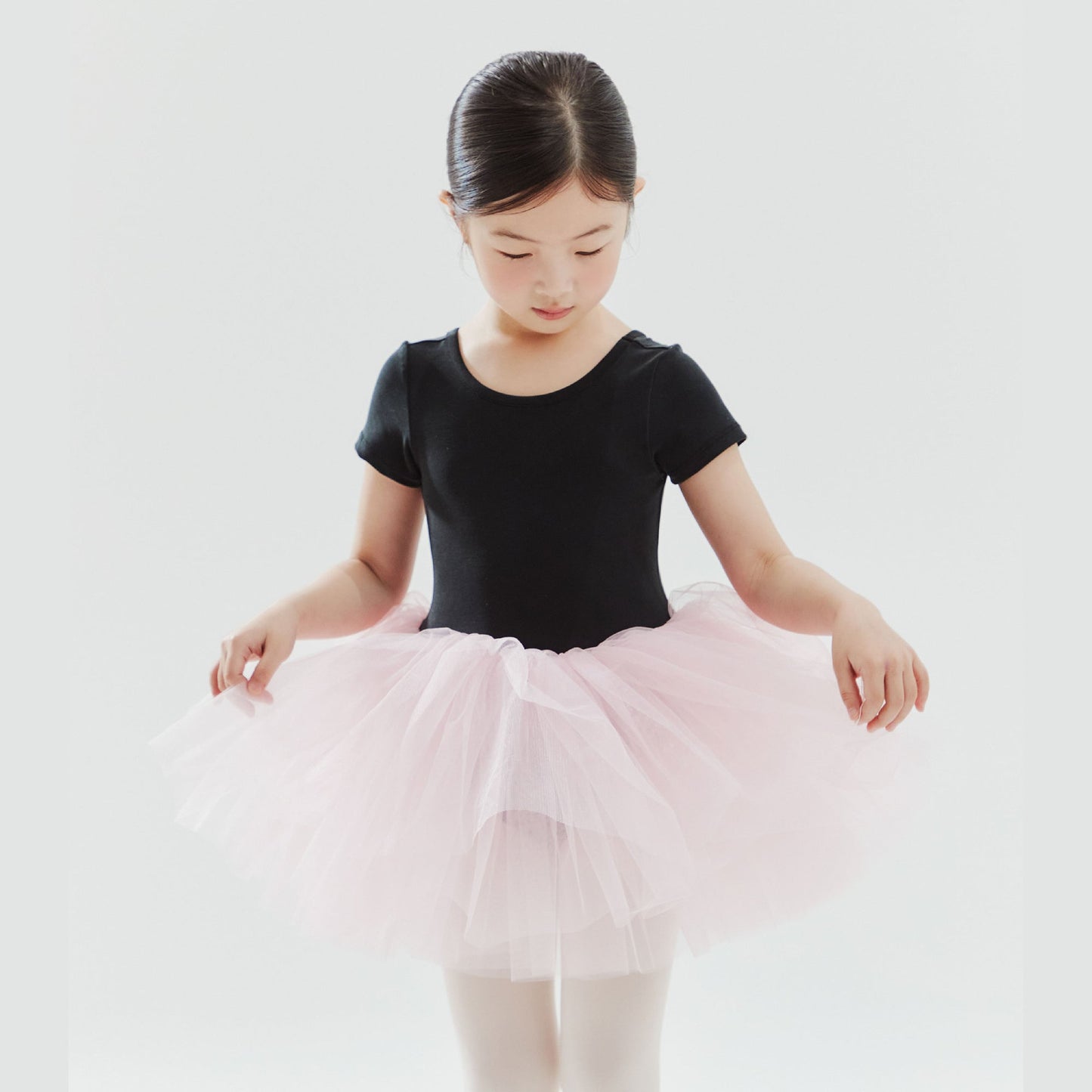 女童粉色芭蕾舞连体衣