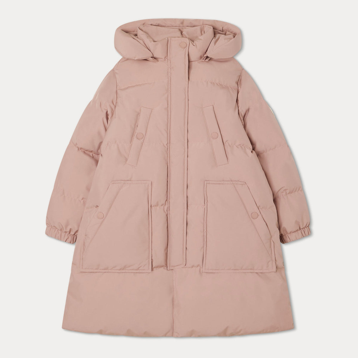 女童粉色棉服