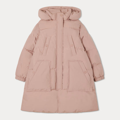 女童粉色棉服