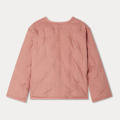 女童粉色棉服