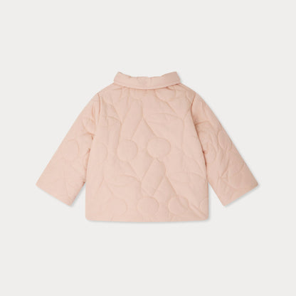 女婴浅粉色棉服