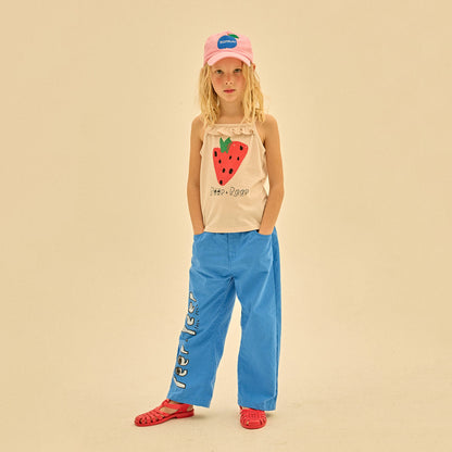 女童粉色Logo棒球帽