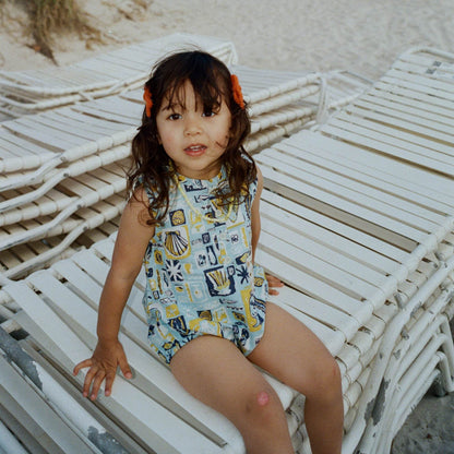 女童橘色蝴蝶结发夹