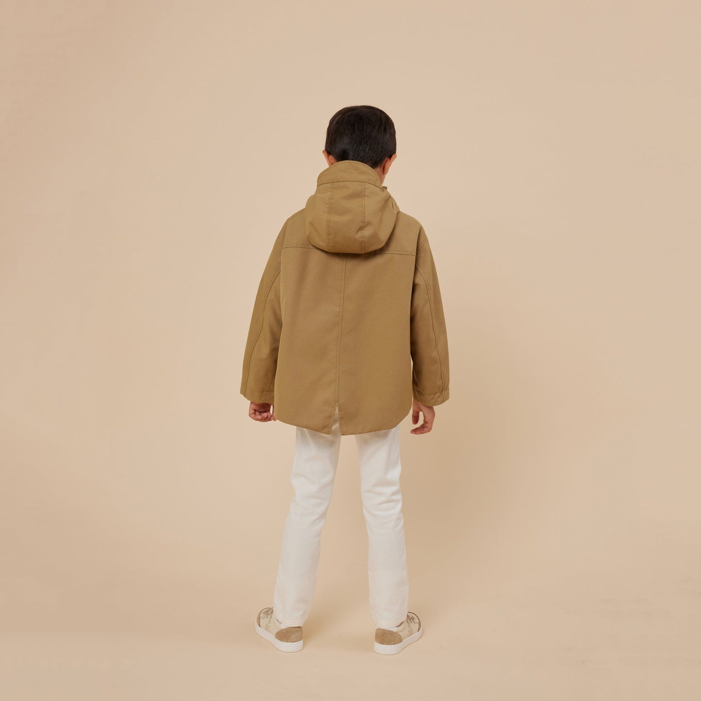 男童卡其绿夹克